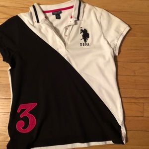 Polo collard T-shirt